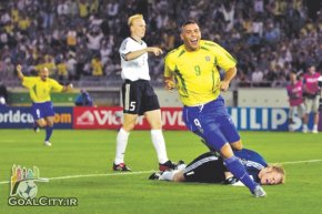 گلهای بازی برزیل آلمان در فینال جام جهانی 2002