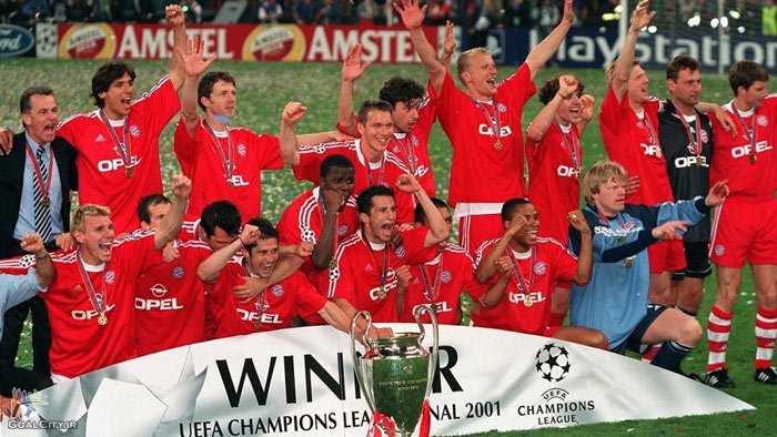 قهرمانی بایرن مونیخ در لیگ قهرمانان اروپا سال 2001