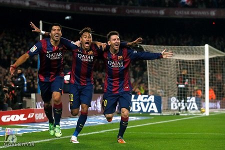 دانلود کلیپ 30 گل برتر مثلث رویایی MSN بارسلونا در فصل15-2014