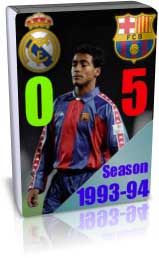 بارسلونا 5 - 0 رئال مادرید - لالیگا 1994