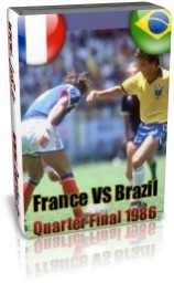 برزیل 1 - 1 فرانسه - یک چهارم 1986